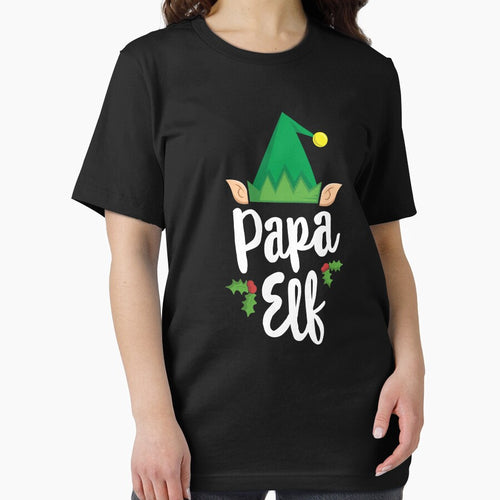 Abuela Christmas Elf Hat T-Shirt Matching Family Festive by 14thFloor
