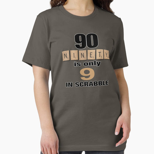 90 is only 9 in Scrabble by F2GClothing