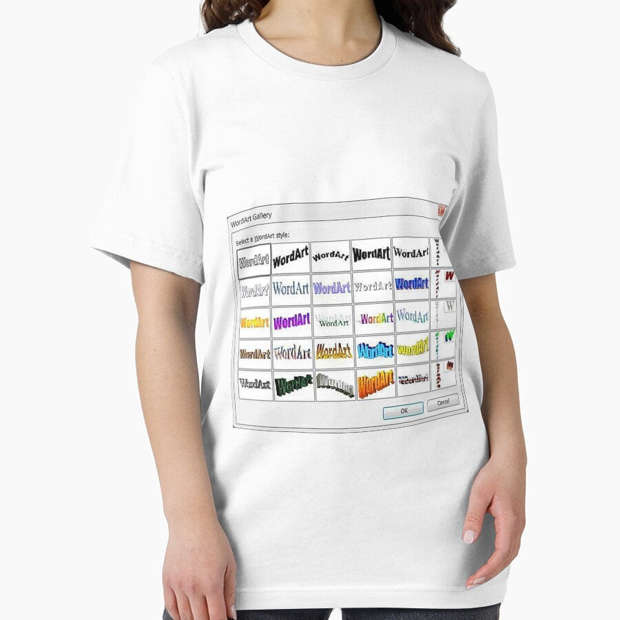 Word Art Windows 95 meme by Ironic-Tees