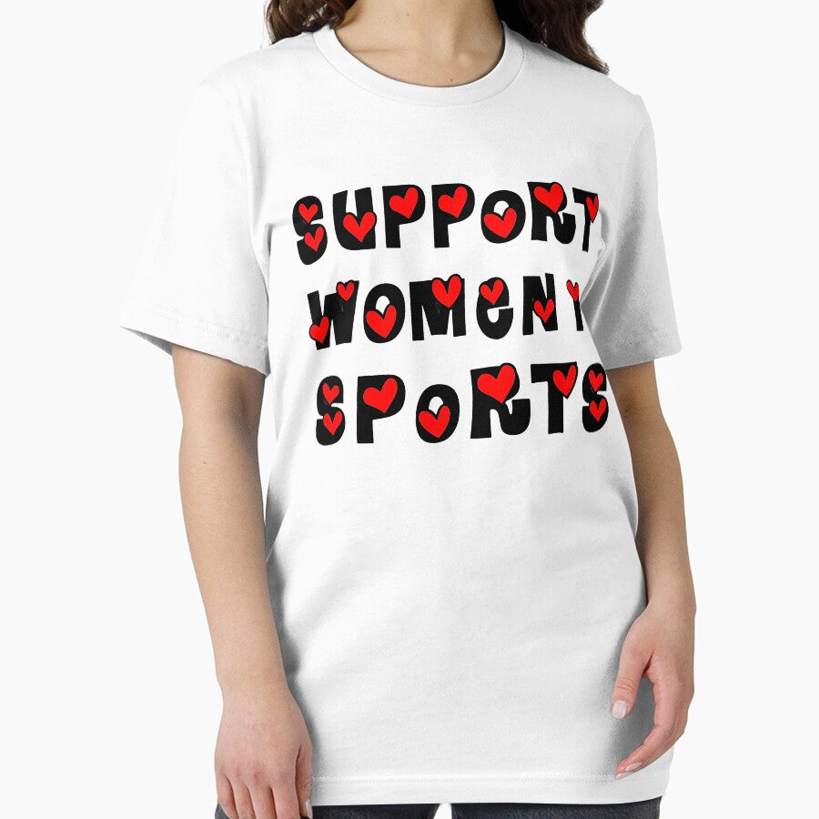 Support Women in Sports Funny Lovely black design by BenMounir
