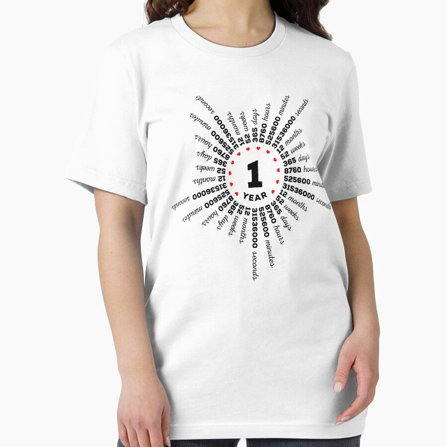 1 Year Of Marriage, 1st Wedding Anniversary Couple Tee, Gadget Cases And Other Presents by MemWear