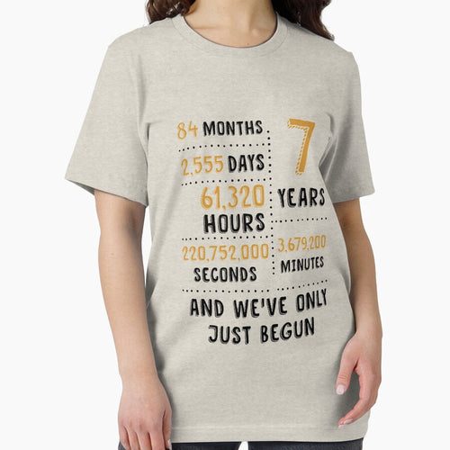 7 Years And We've Only Just Begun Matching Tees, Phone Cases And Other Gifts by MemWear