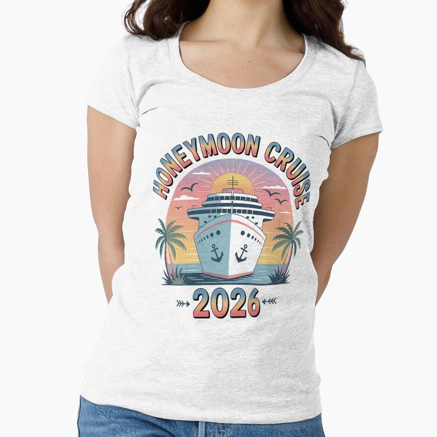 Honeymoon Cruise Just Married 2026 Couples Matching by BlassmausArt