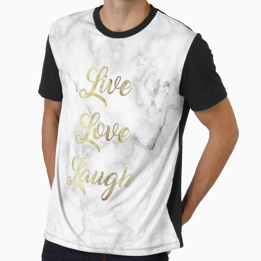 Live Love Laugh Inspirational Quote by SoNifty