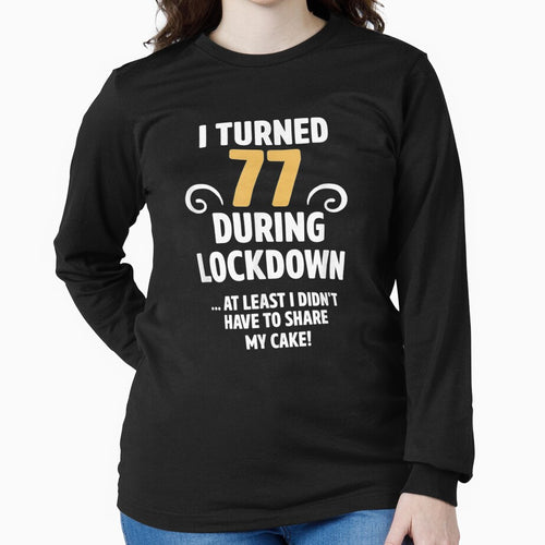 77 Year Old Men Women Lockdown Birthday Decorations by avareid3