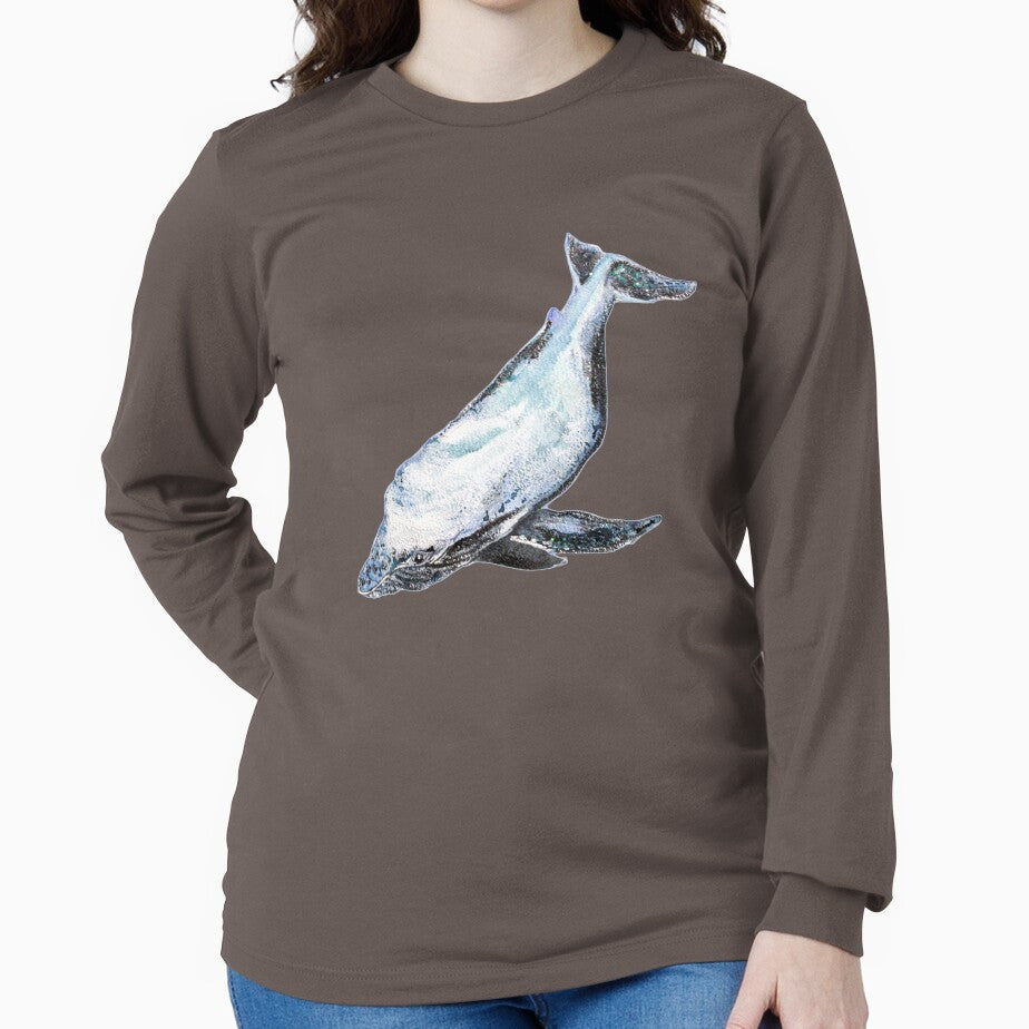 Whale Watercolor Illustration by Uplift Illustrations