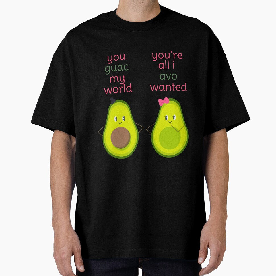 Avocado Pun Couple Love Shirt by ellione-loire