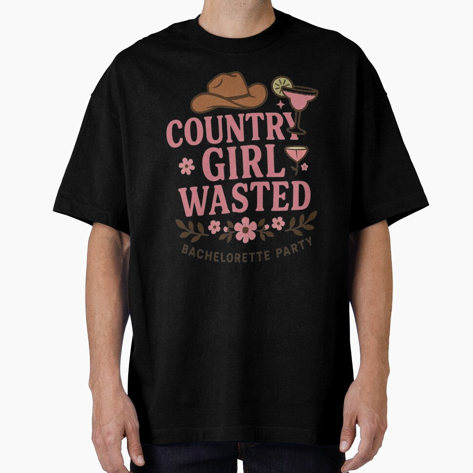 Country Girl Wasted Bachelorette Party Design by BriSher
