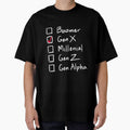 Which Generation Are You?  For Gen X, White Text by markeralchemy