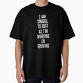 I Am Unable To Quit Motivational Inspirational Quote Typography by winstonart