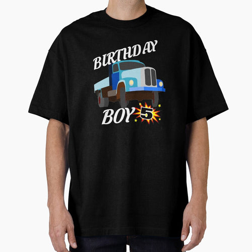 5 Years Old Birthday Design Truck GifDesign by drwigglebutts