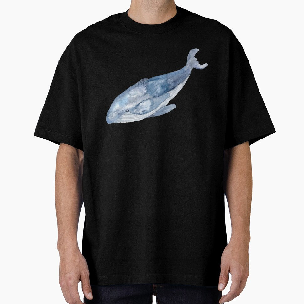 Watercolor Humpback Whale by Harpley Design Studio