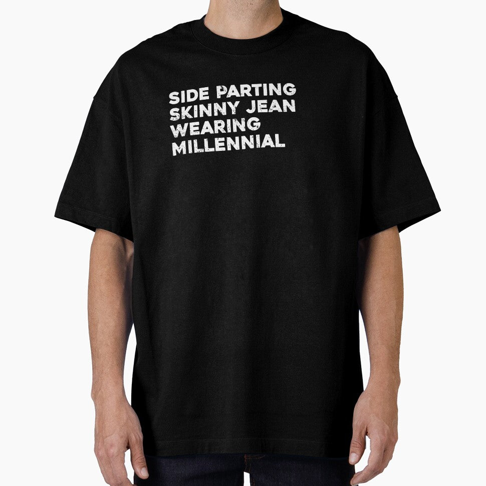 Side Parting and Skinny Jean Wearing Millennial by RainbowPandas