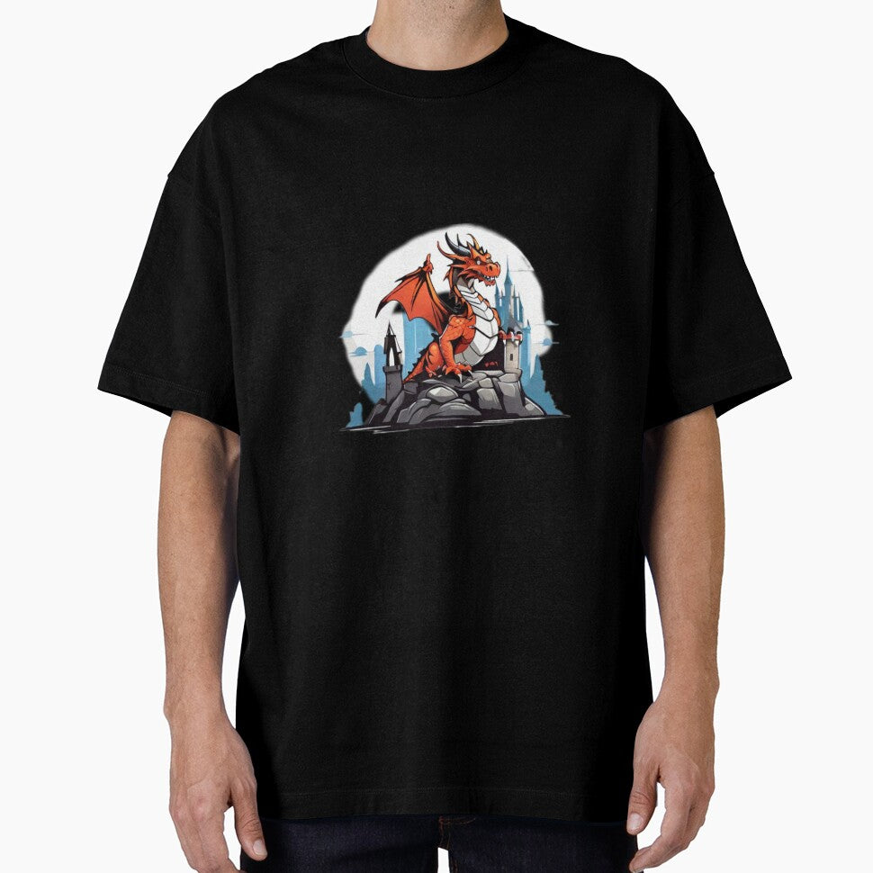Cute Dragon T-Shirt - Adorable Dragon Graphic Tee by HiveMechs