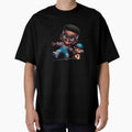 Stylish Black Child Cartoon Character by Lulunza