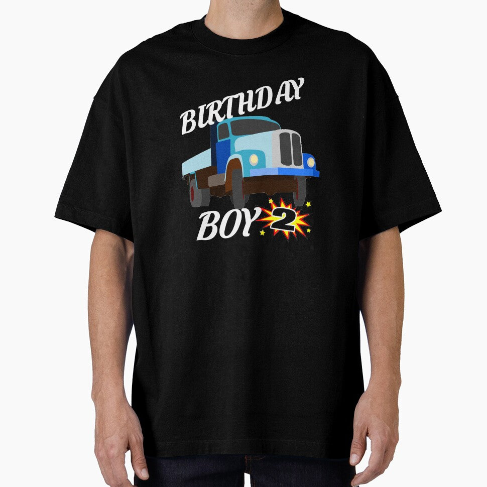 2 Years Old Birthday ShirtTruck Gift Design by drwigglebutts