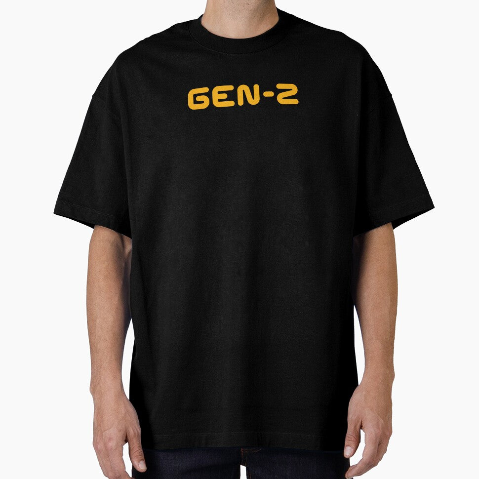 GEN-Z / Gen Z / Generation Z (Orange Text on Black) by STUDIO-72