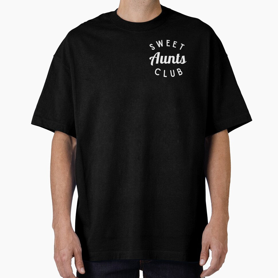Sweet Aunts Club Shirt, Funny Aunt Shirt by Sleepy Cat Design