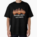 Festival Lights Over City Lights – Diwali Skyline Design by Jollys-ArtShop