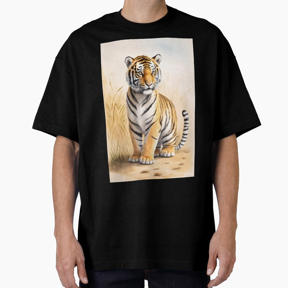Young tiger in the wild by Glineur