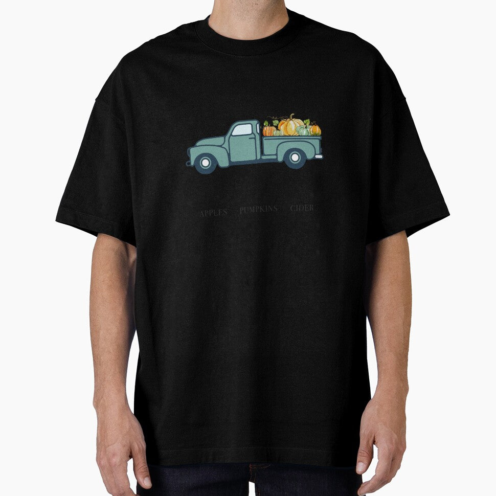 Vintage Fall Truck Pumpkin Patch Happy Fall Vibes Autumn Aesthetic Pumpkin by happyfarmhouse