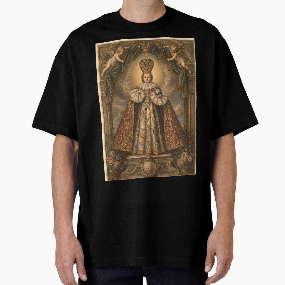 Infant Jesus of Prague Vintage Catholic Art Print | Sacred Religious Christian Portrait | Baroque Holy Child Wall Decor by Crux Fidelis