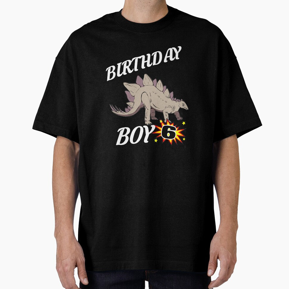 6 Years Old Birthday Design Dinosaur GifDesign by drwigglebutts