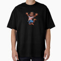 Smiling Black Toddler Jumping – Cute Afro American Boy Art by Lulunza