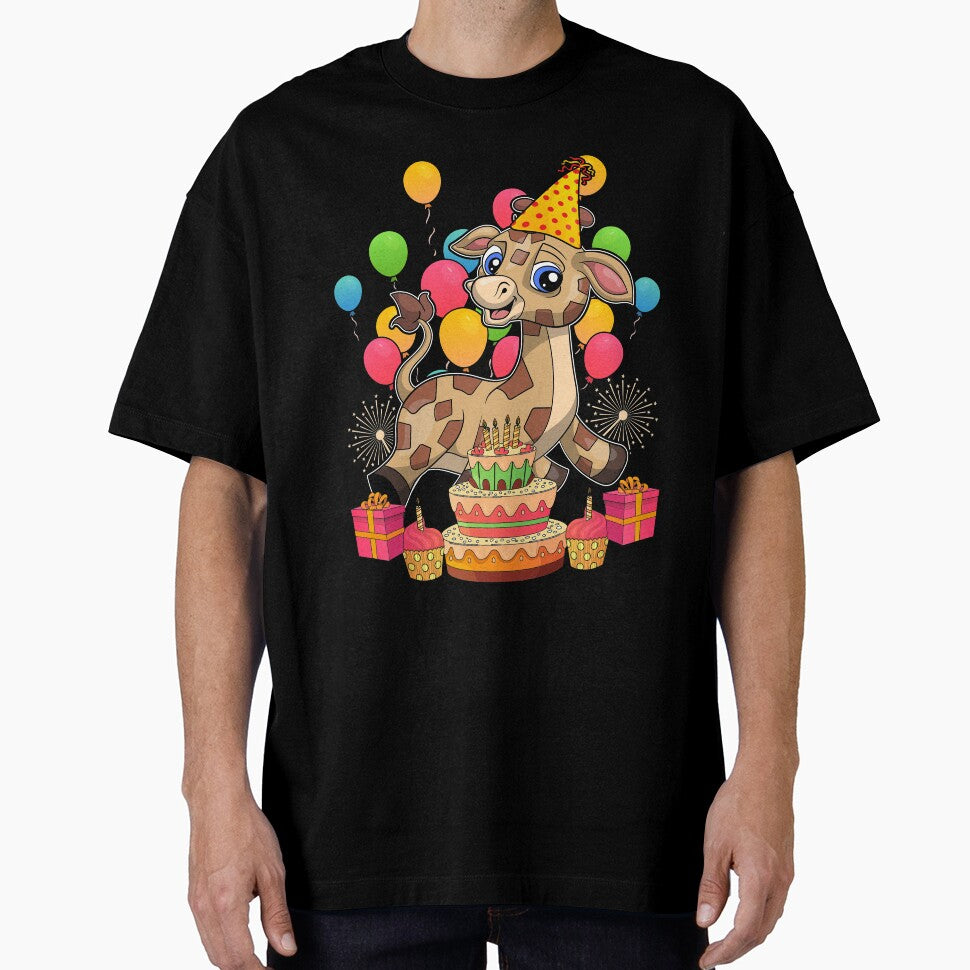 Funny Giraffe Kids Birthday by bestshirtdesign