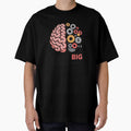 Think Big Work Hard Motivation Brain Design by Art Bloom Studio