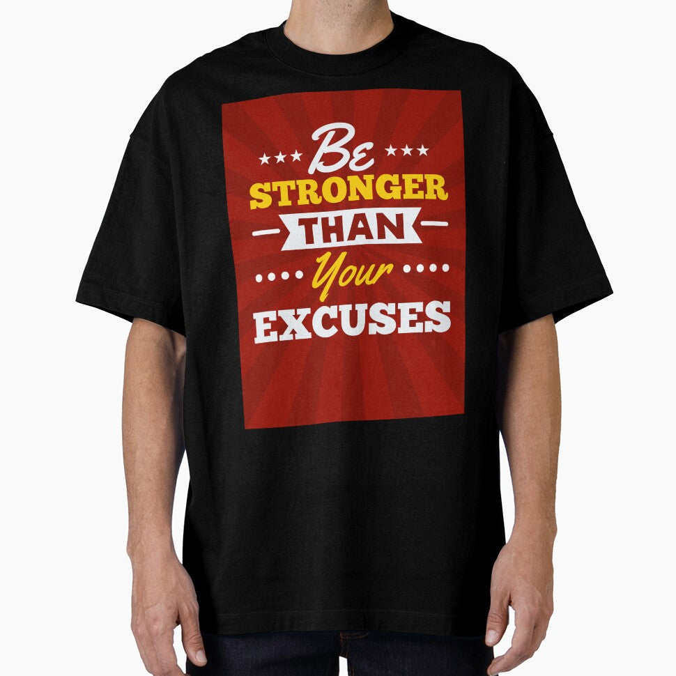 Be Stronger Than Your Excuses | Mental Toughness, Gym & Discipline Quote by Maltachi Designs