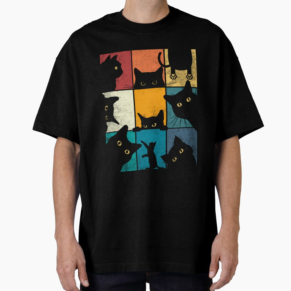 Funny Vintage Cat. Cat Lover. Vintage Style Cat Retro by RipleMalphite