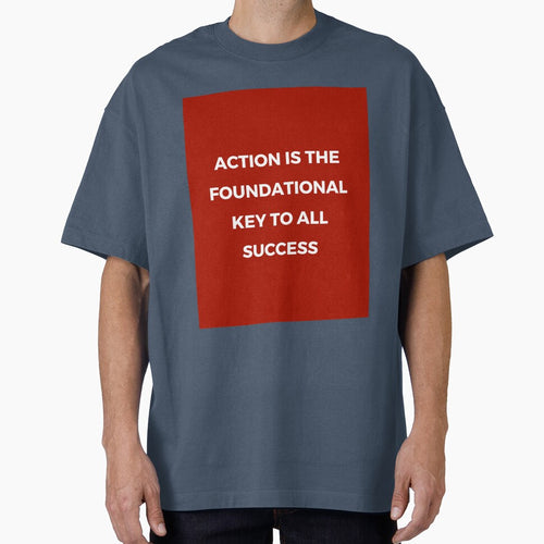 Action is the foundational key to all success - motivational prompts by Inspirationmotivation