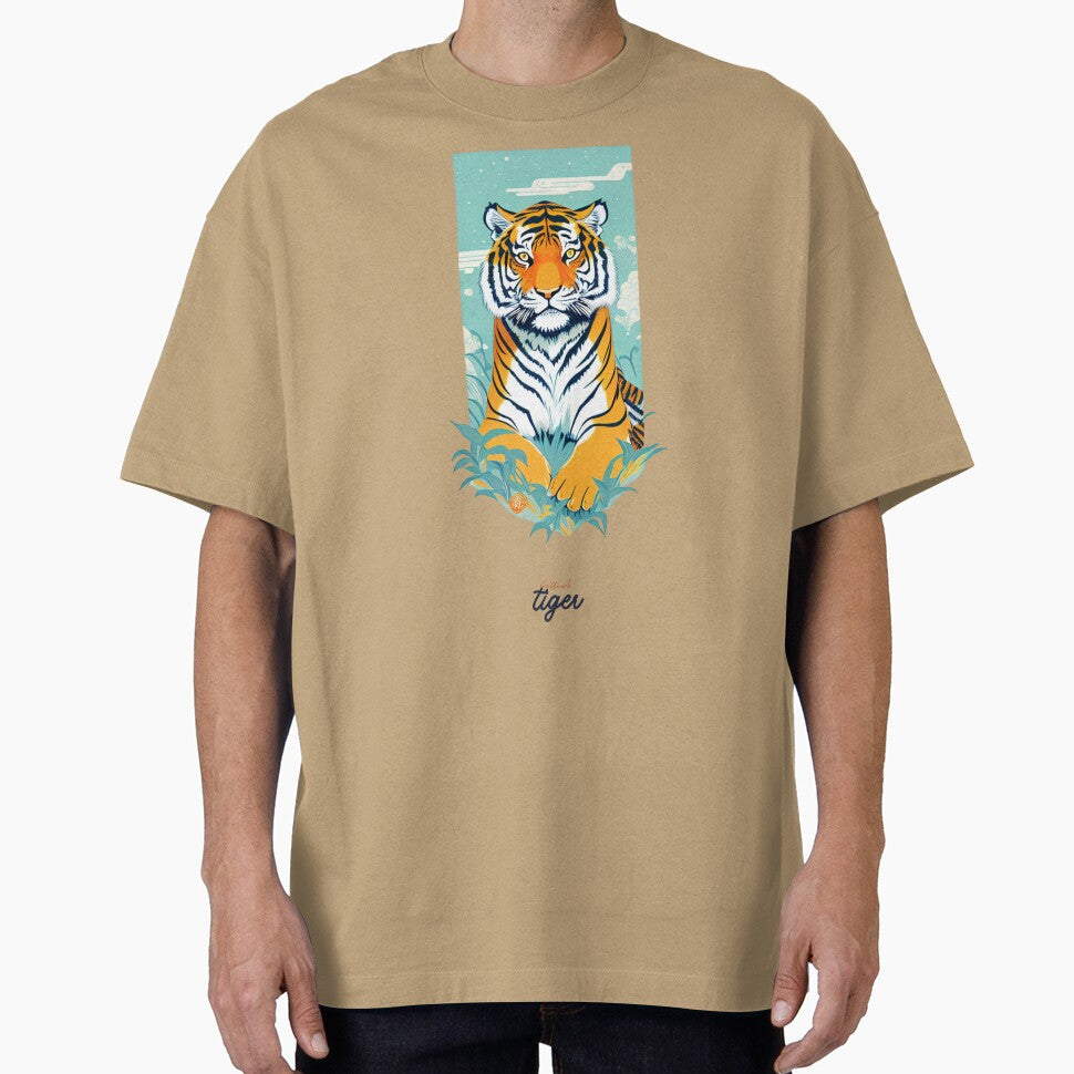 Vintage Tiger by CallisC Arts by CallisC-Arts