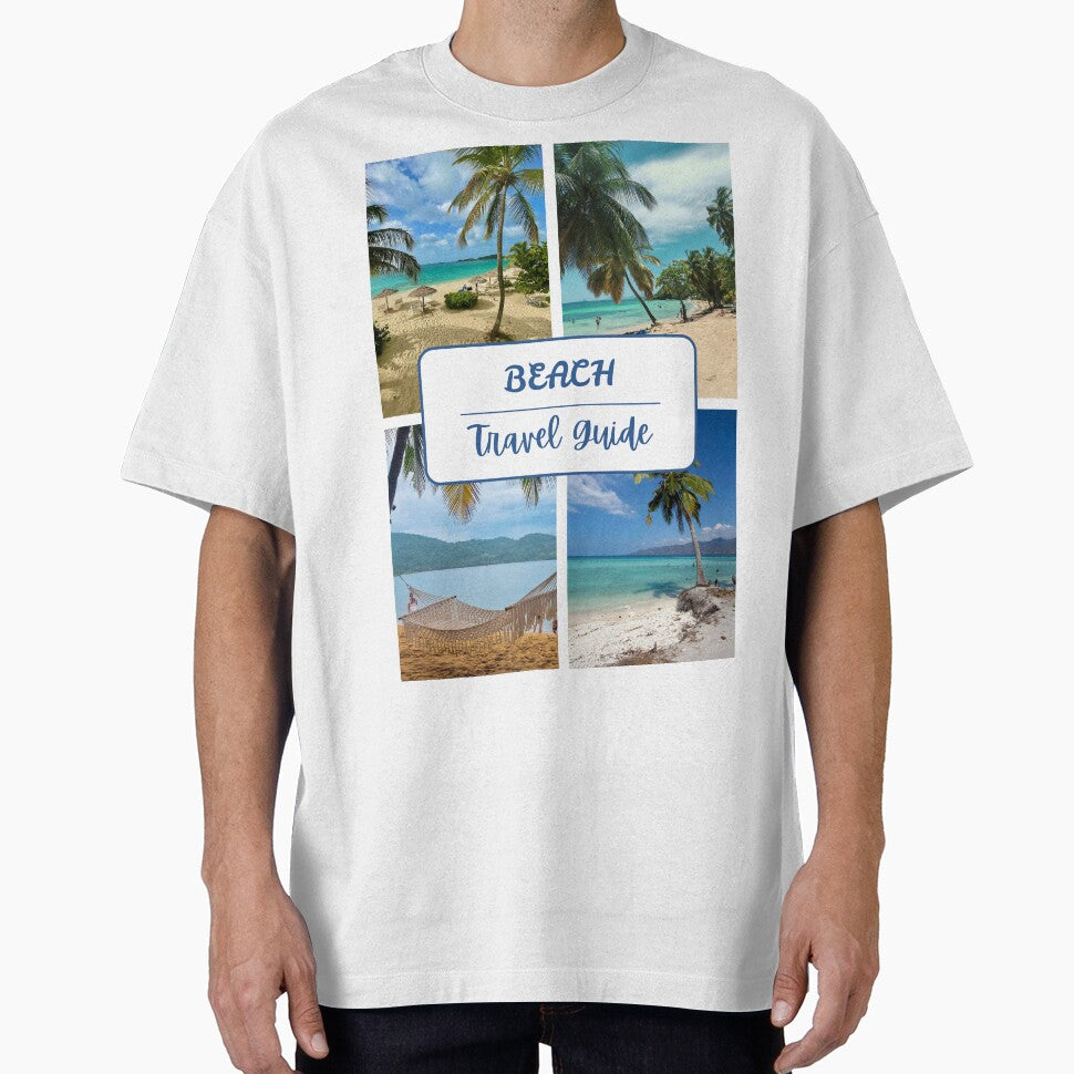Beach Travel Guide Travel Poster by TeeGeeTees