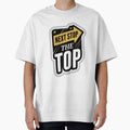Next Stop The Top Ambition Quote Sticker by ravikiran2195