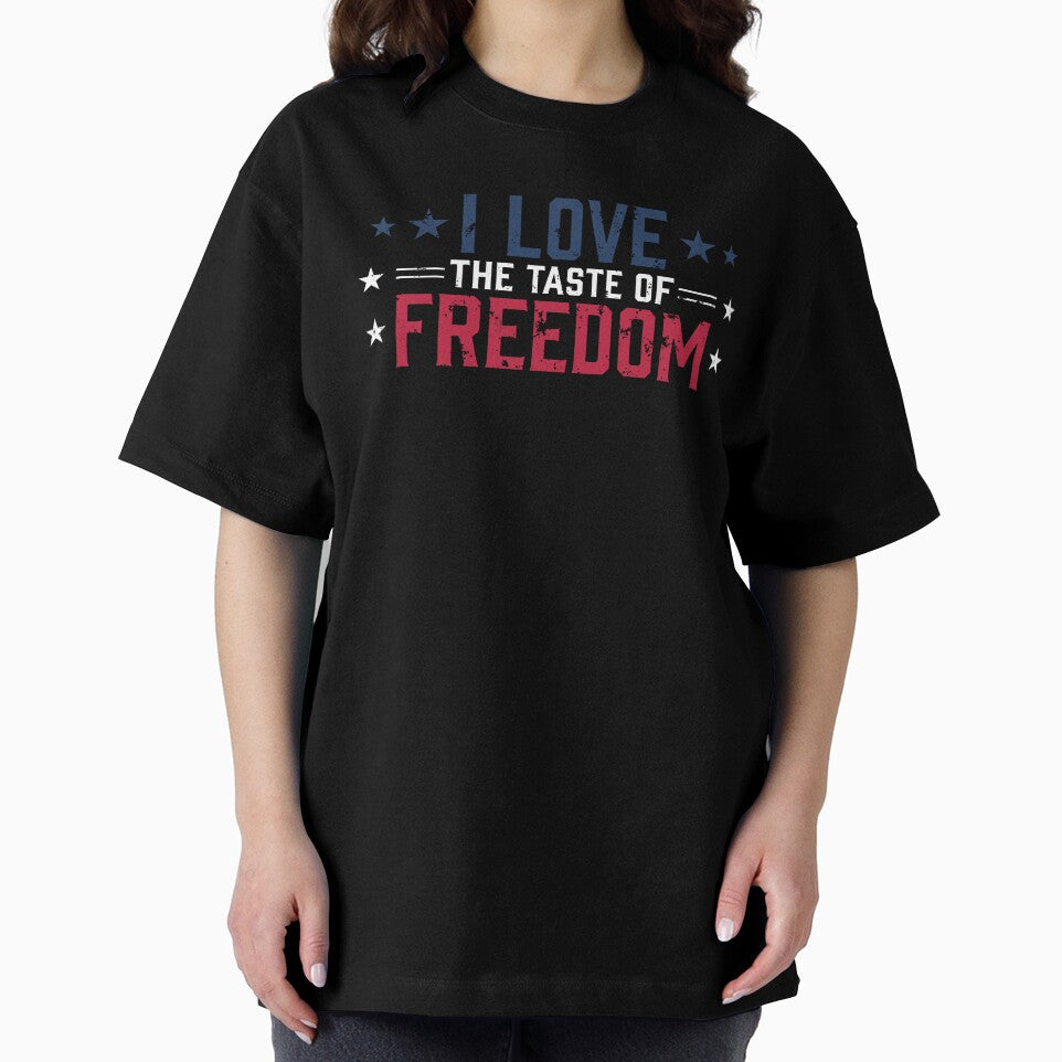 I Love The Taste of Freedom Couples 4th of July Matching Design by NADIASHOP86