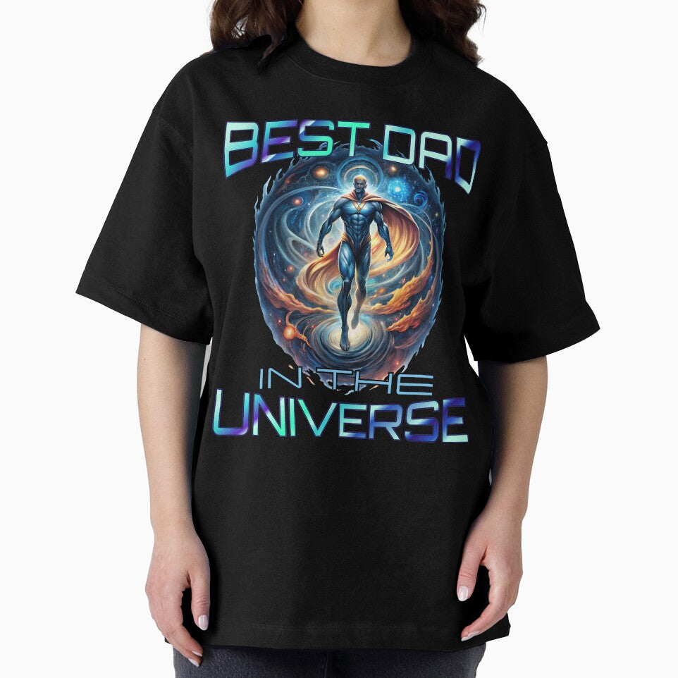 Cool Super Hero Dad Best Dad In The Universe Fathers Day Gift by ZeptepiTrends