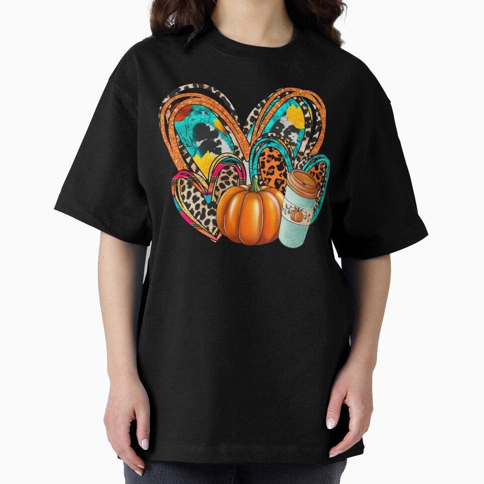 I Love Fall, Fall Vibes, Hears, Fall Colors, Pumpkin Spice, Latte, Cheetah Print by bookyluv59