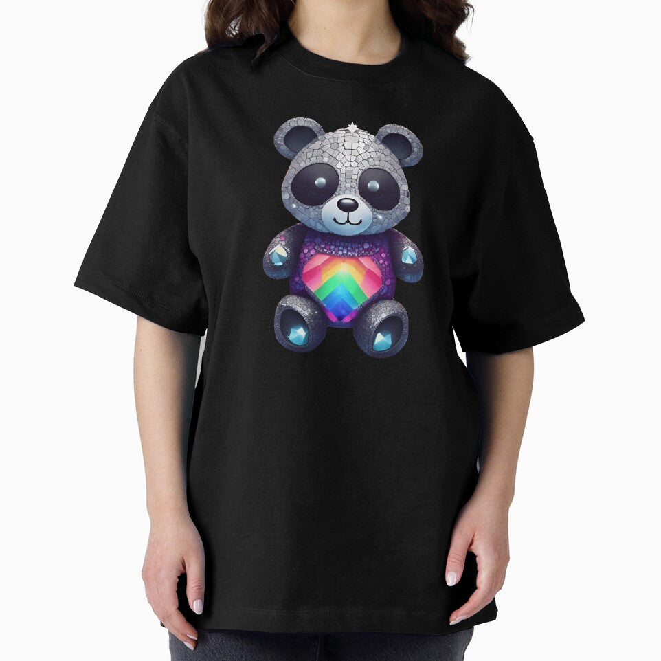 Colourful Mosaic Rainbow Panda by pUNKnown