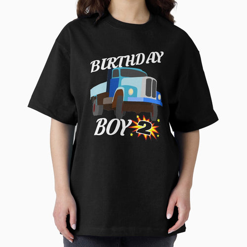 2 Years Old Birthday ShirtTruck Gift Design by drwigglebutts
