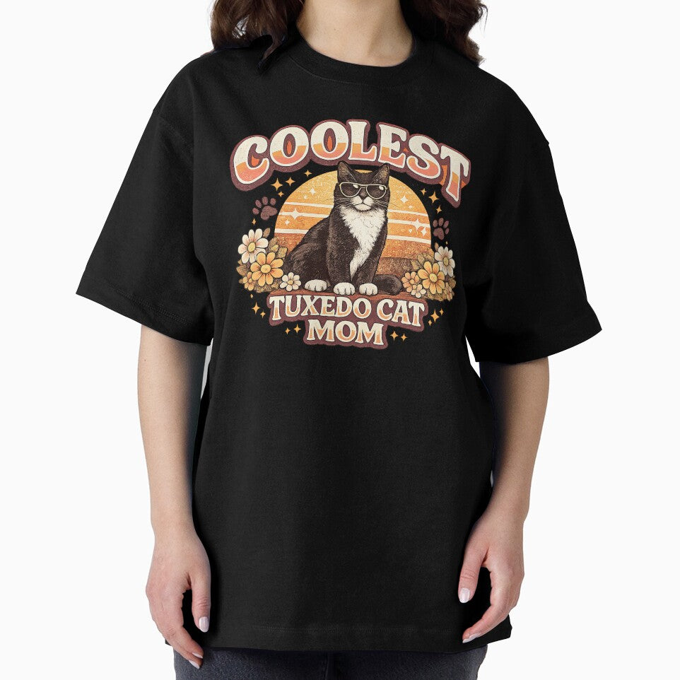 Tuxedo Mom, Coolest Tuxedo Mom, Tuxedo Cat Mom by graphic-genie