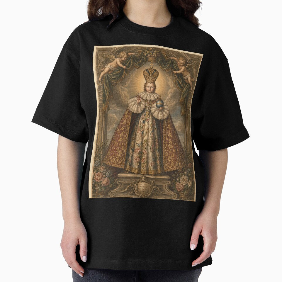 Infant Jesus of Prague Vintage Catholic Art Print | Sacred Religious Christian Portrait | Baroque Holy Child Wall Decor by Crux Fidelis