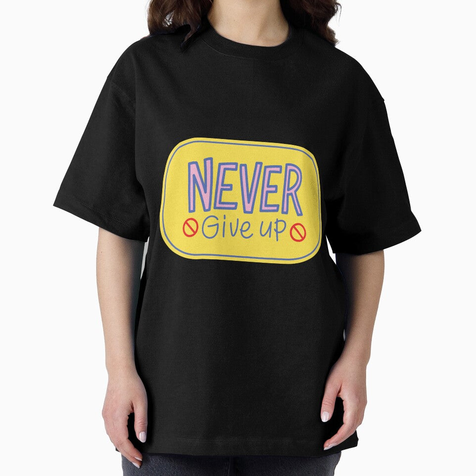 Never Give Up Motivational Perseverance Inspiration by RetroMini2026