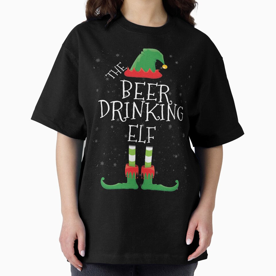 Beer Drinking Elf Family Matching Christmas Group Funny Gift by DavisHasari