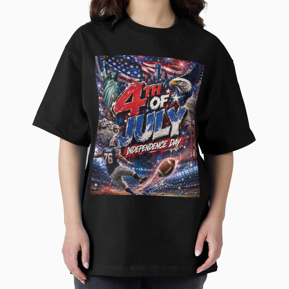 4th of July  USA independence Day| World Cup 2026 USA Soccer Merch | Football Fan Gear | USA Sports Apparel Tee|  Soccer worldcup ChampionshipSoccer World ver 4 by CosmicNook1