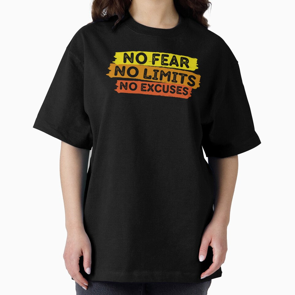 No Fear No Limits No Excuses | Motivational gym quotes by brooklyntowner