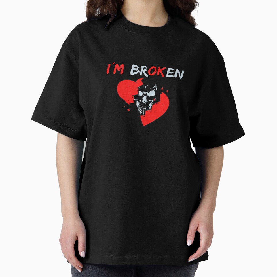 I'm Broken But It's OK Skull Heart Tattoo by Rev-Style