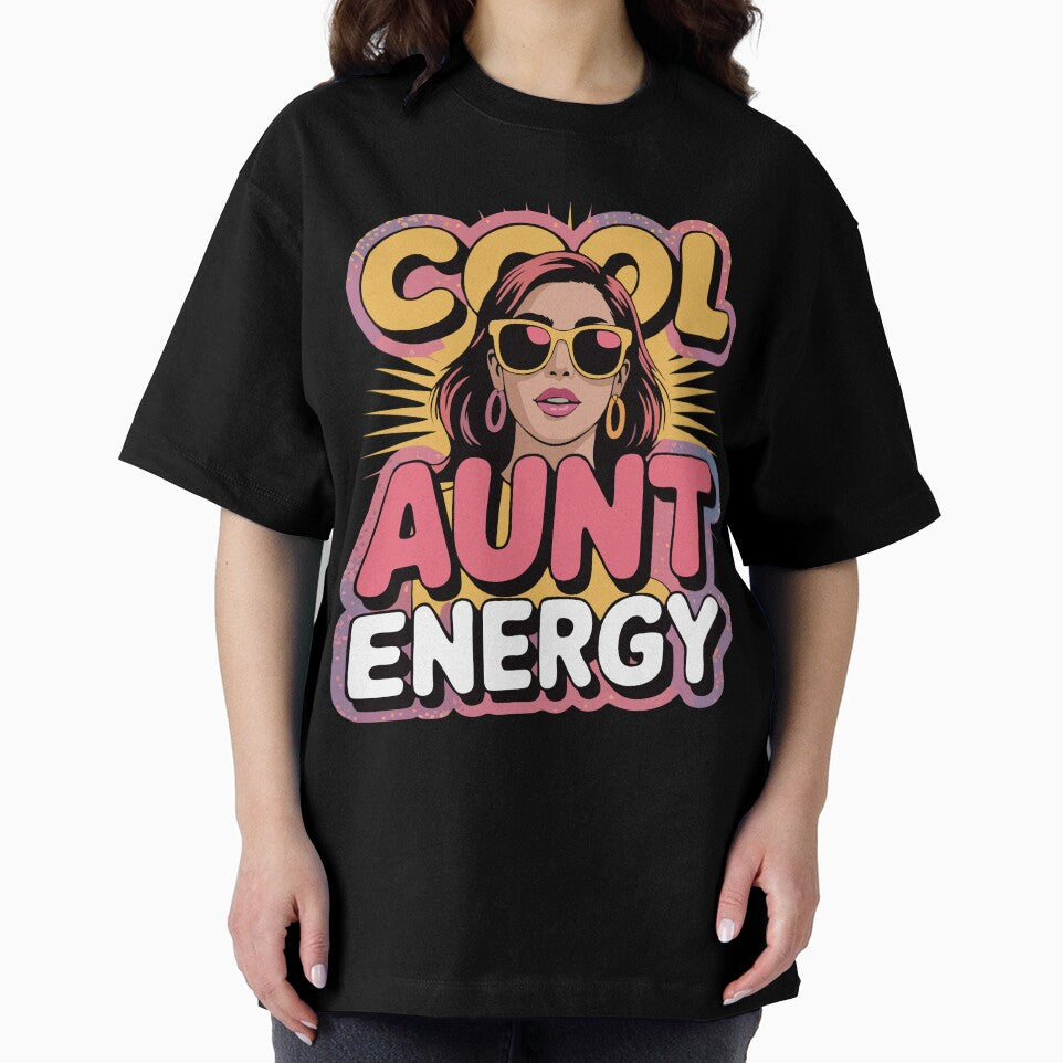 Funny Aunt Vibes T-Shirt for Women, Gift for Aunt 2025 by Mahilis