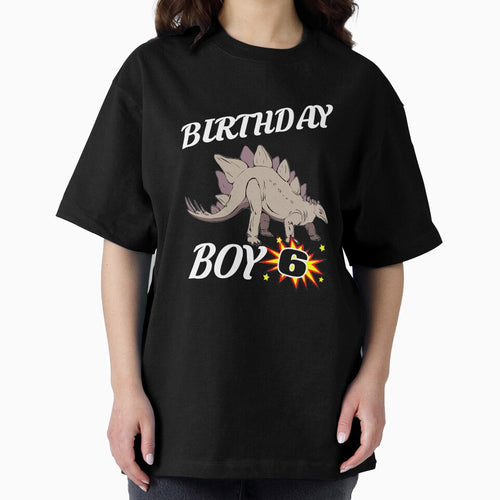 6 Years Old Birthday Design Dinosaur GifDesign by drwigglebutts